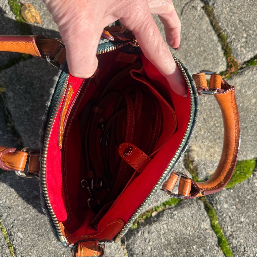 Dooney And Bourke Mini Python Satchel/Crossbody - image 4